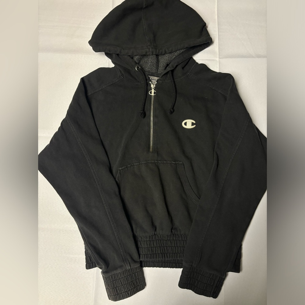 VINTAGE CHAMPION 1/4 ZIP 🖤